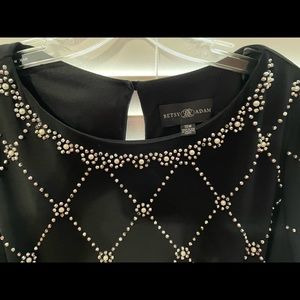 Elegant cocktail dress with intricate beading